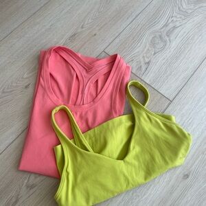 Lululemon Athletica White Tank Top